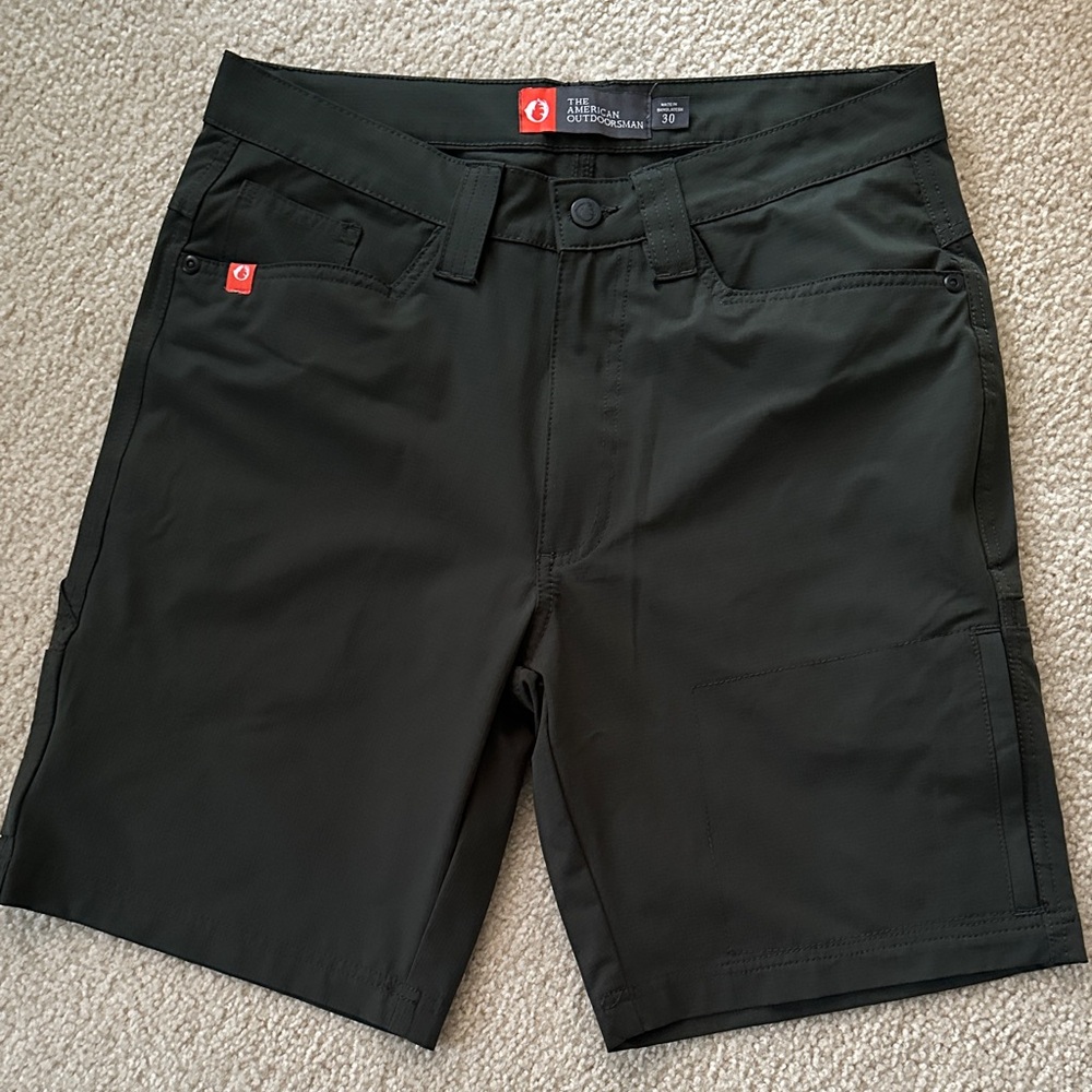 Men's Black Performance Shorts
